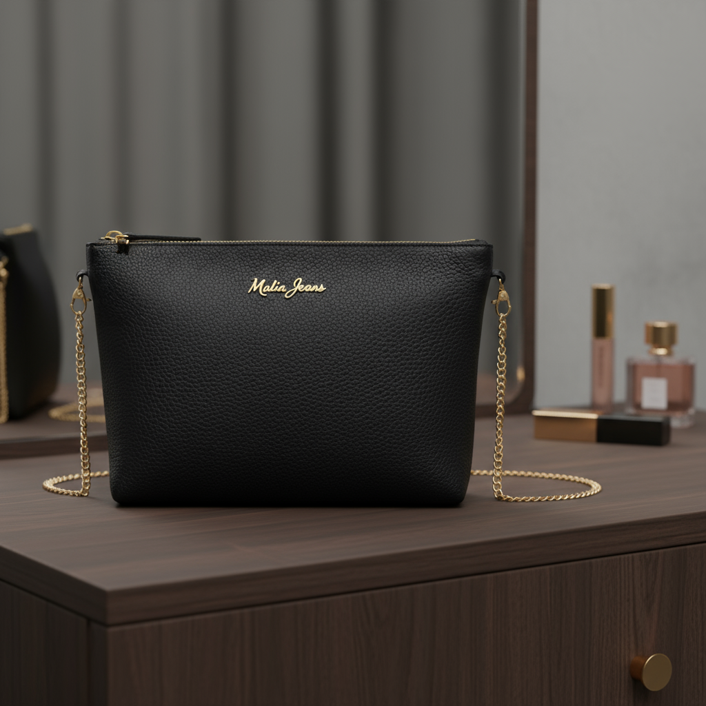 Borsa da Donna in Vera Pelle Nero