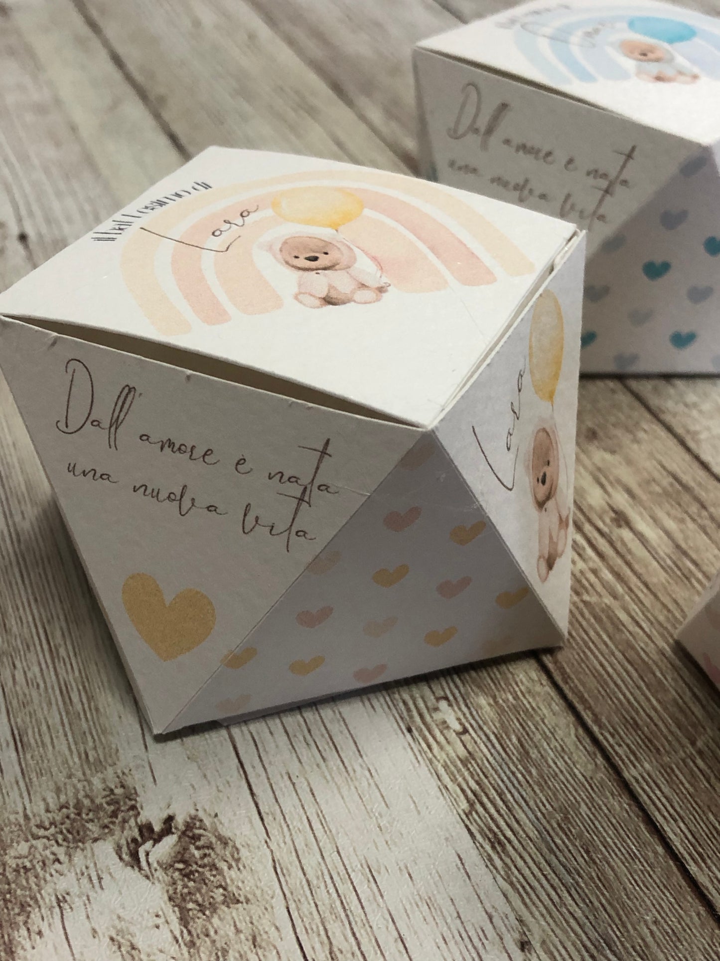 Scatolina Porta Confetti Orsetto modello Diamond