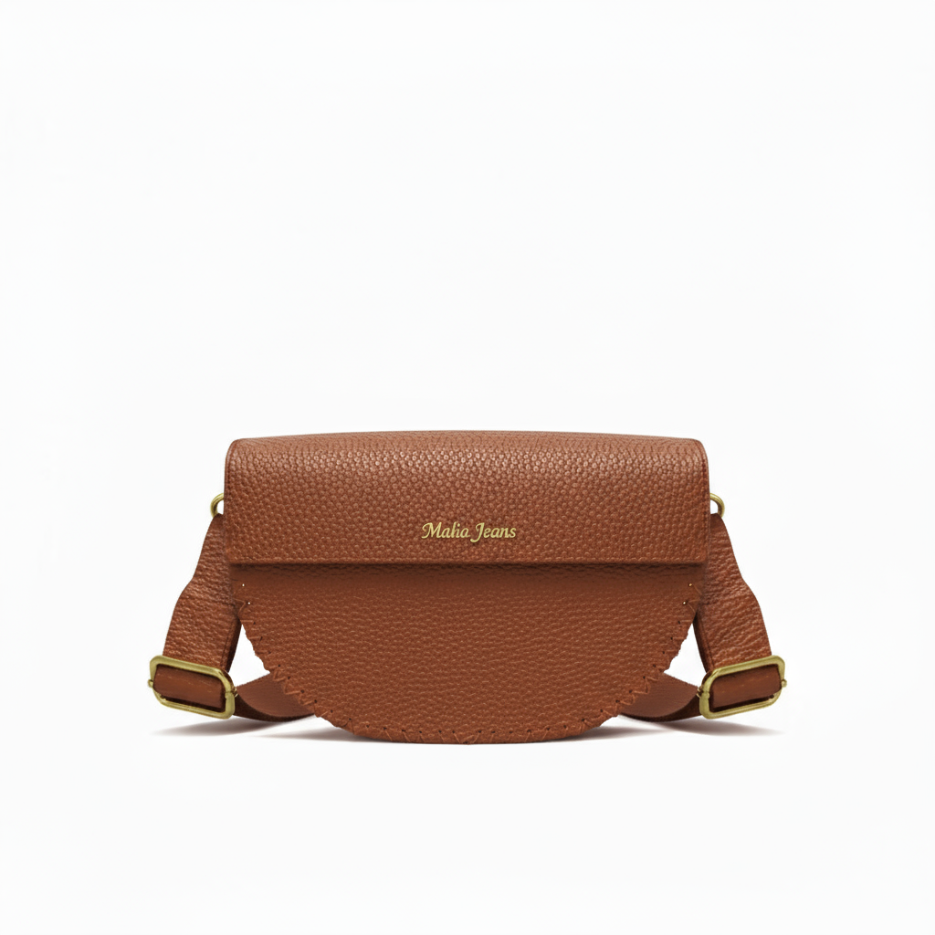 Borsa da Donna in Vera Pelle Marrone