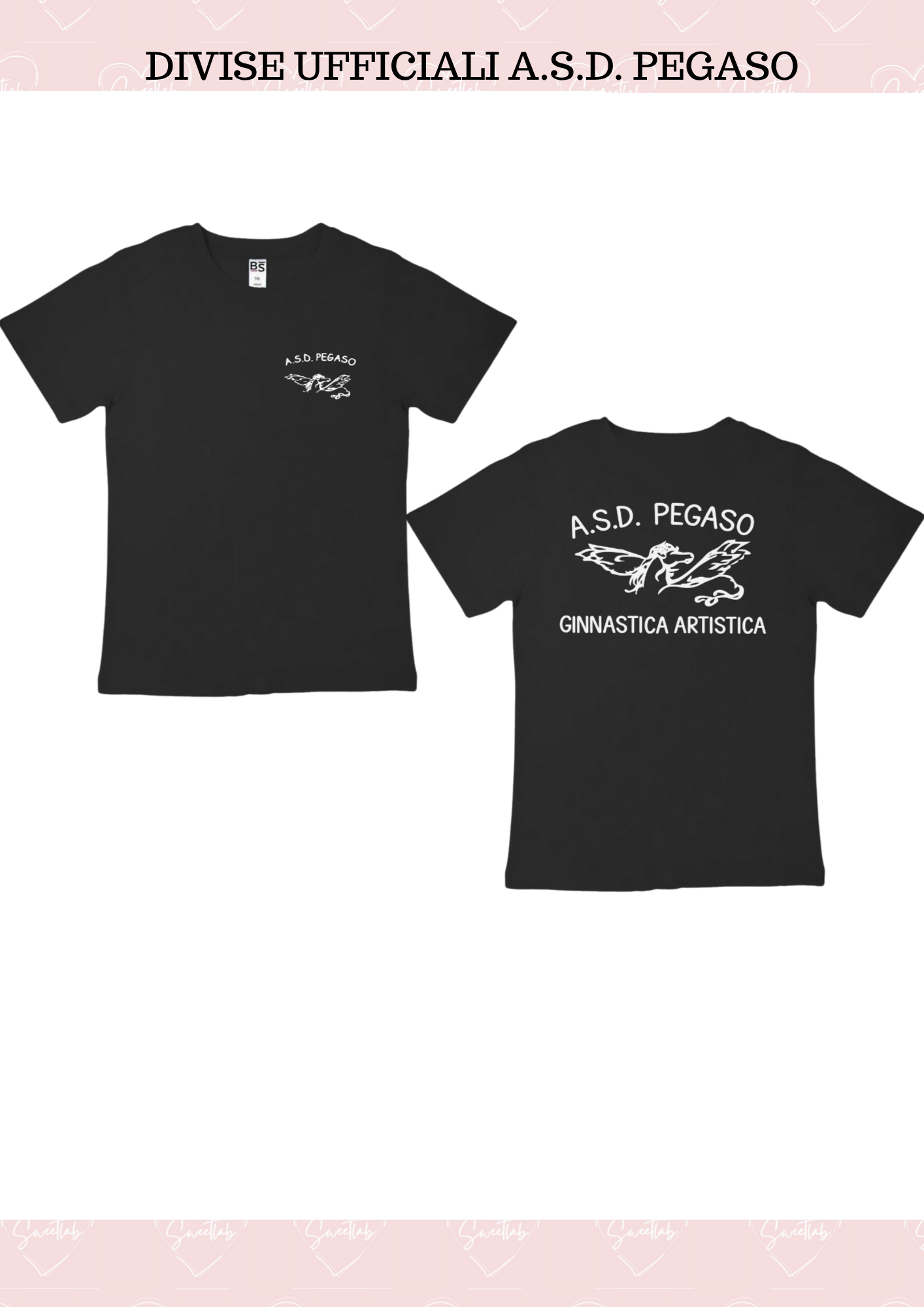 Tshirt ufficiale A.S.D. PEGASO Ginnastica Artistica