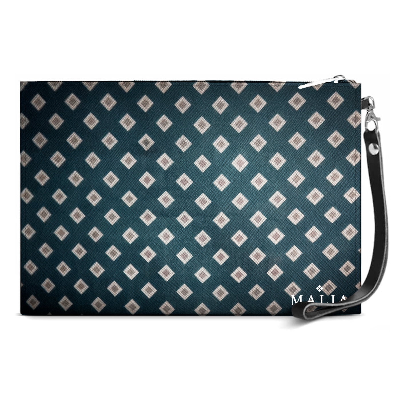 Pochette in vera pelle 100% made in italy unisex ML2520: Pochette + Sciarpa