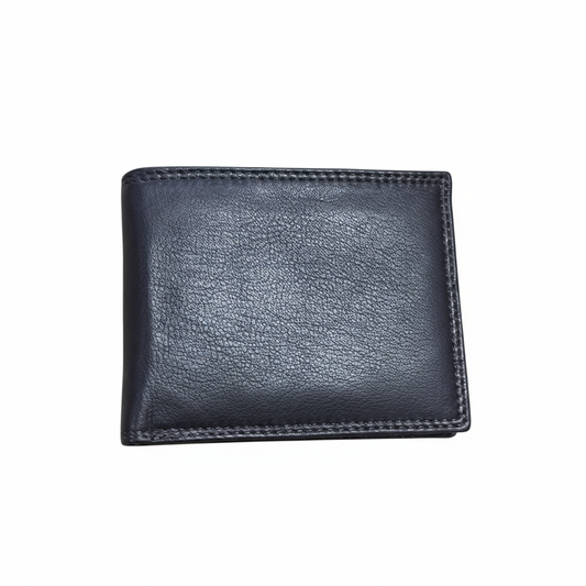 Portafoglio Uomo Vera Pelle Nero