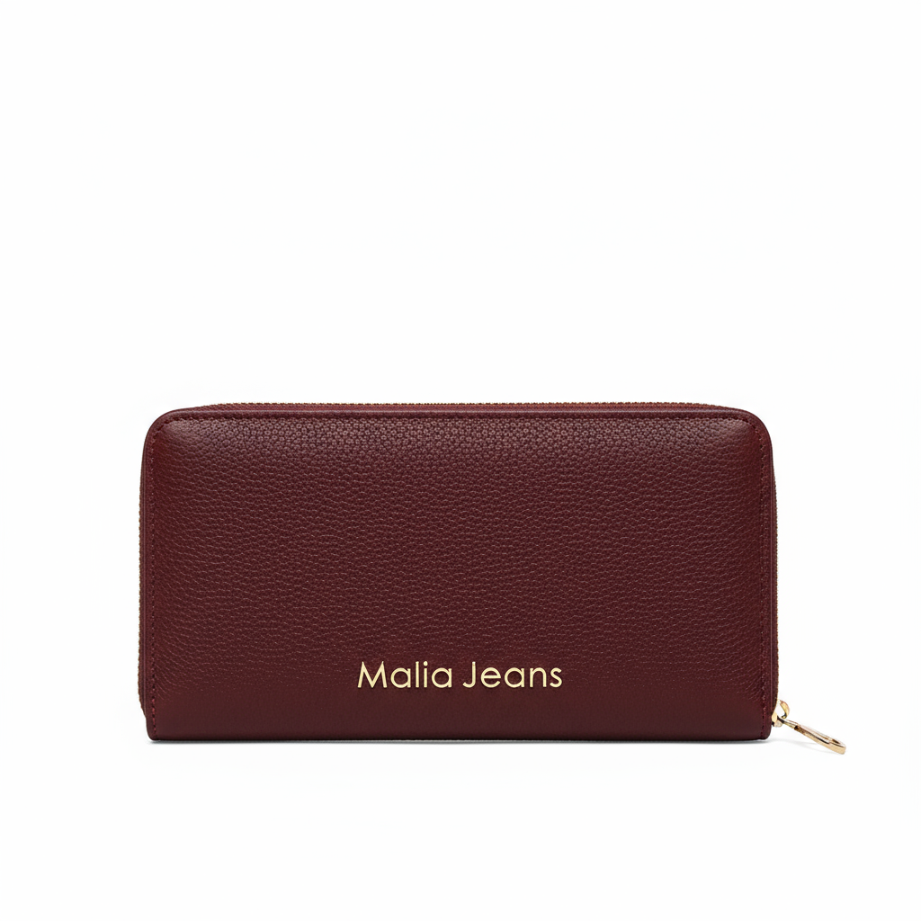 Portafoglio da Donna in Vera Pelle Blu