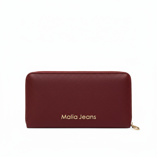 Portafoglio da Donna in Vera Pelle Boredeaux