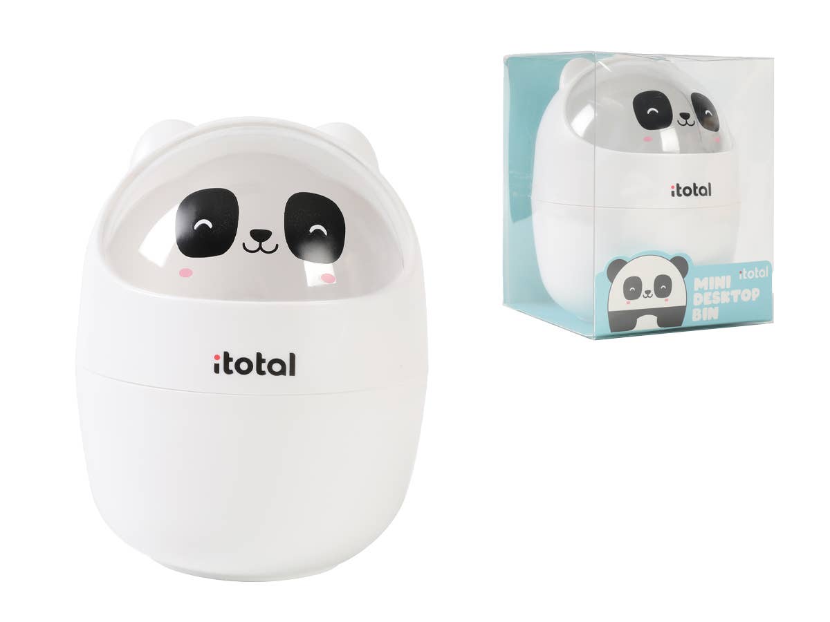 I-total Cestino Da Scrivania Panda