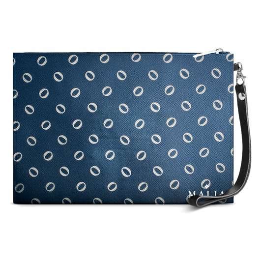 Pochette in vera pelle 100% made in italy unisex ML2502: Pochette + Sciarpa