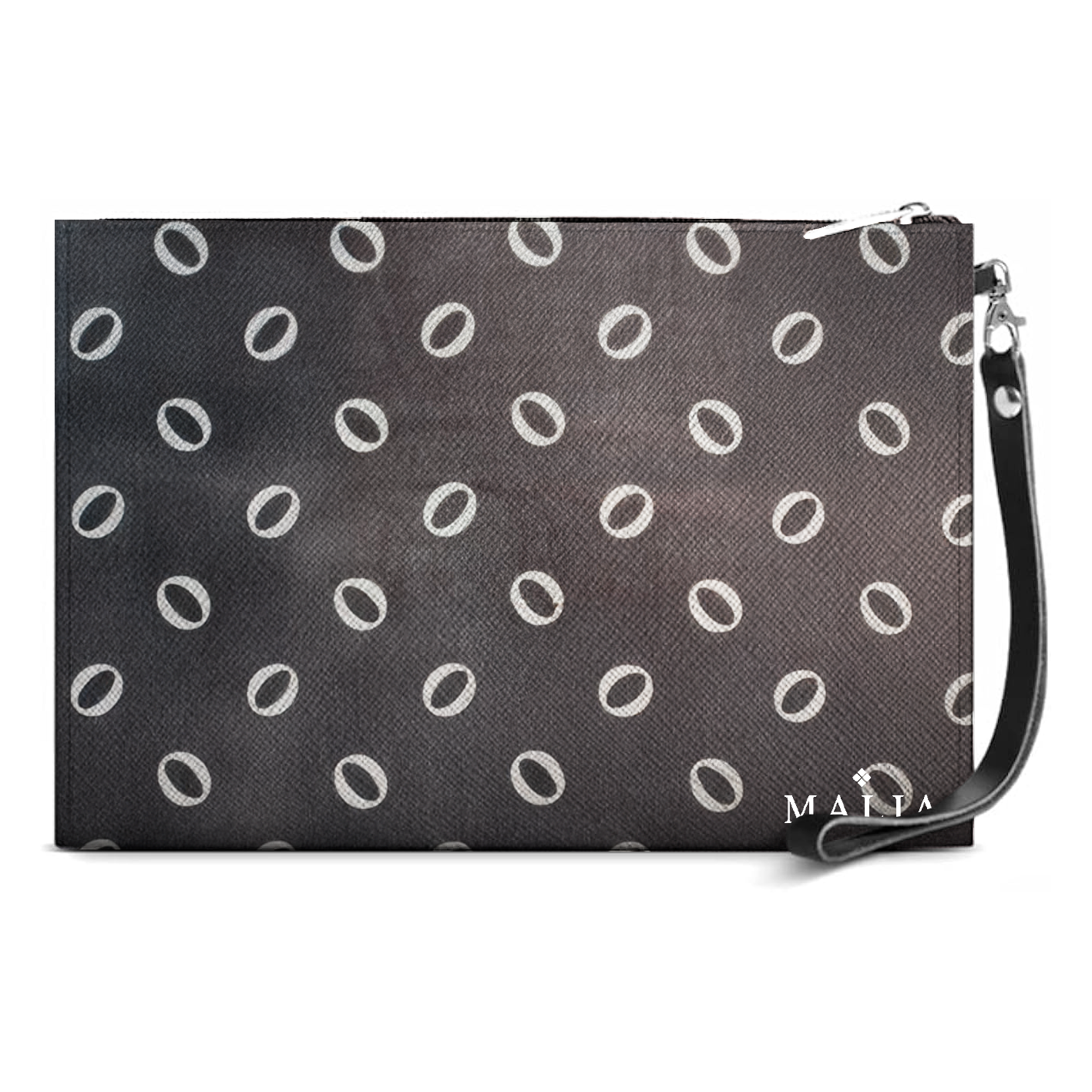 Pochette in vera pelle 100% made in italy unisex ML2503: Pochette + Sciarpa