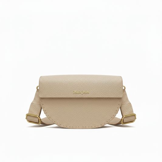 Borsa da Donna in Vera Pelle Beige