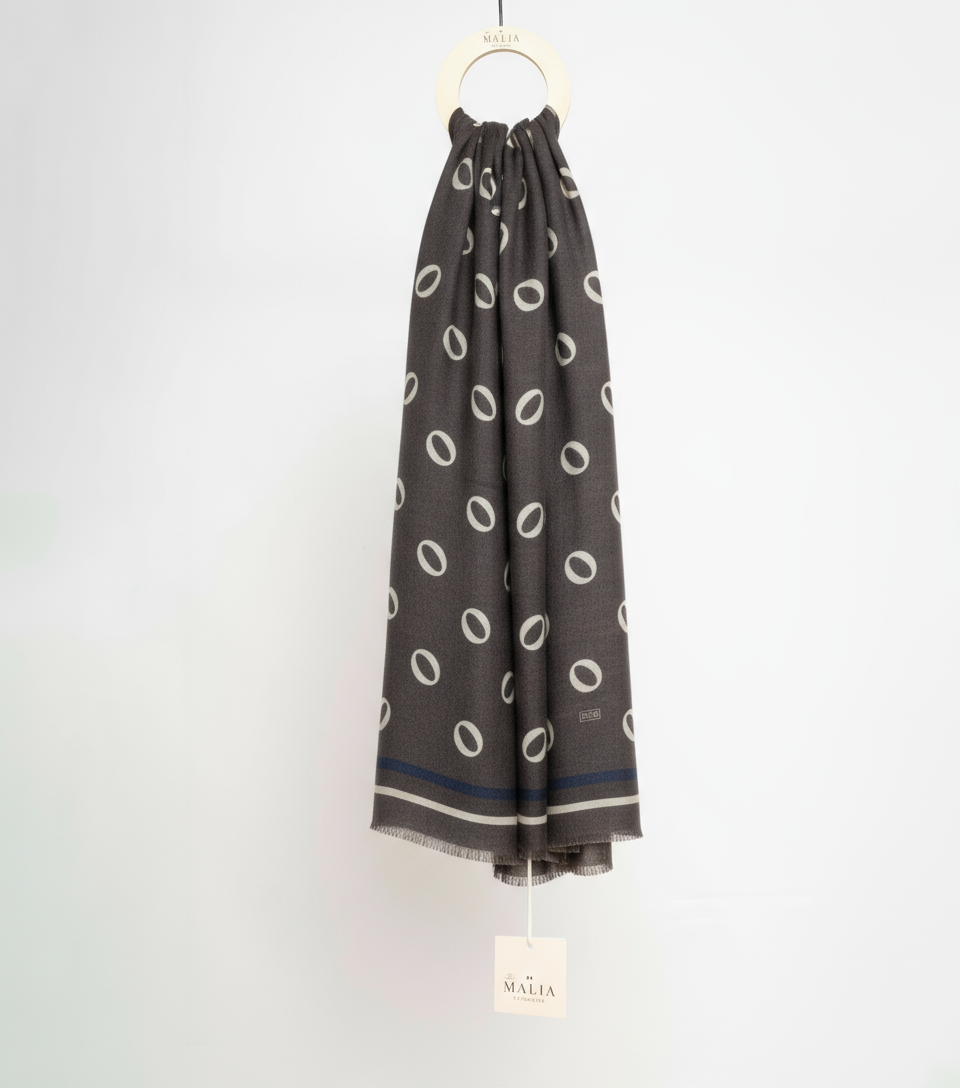 Pochette in vera pelle 100% made in italy unisex ML2503: Pochette + Sciarpa