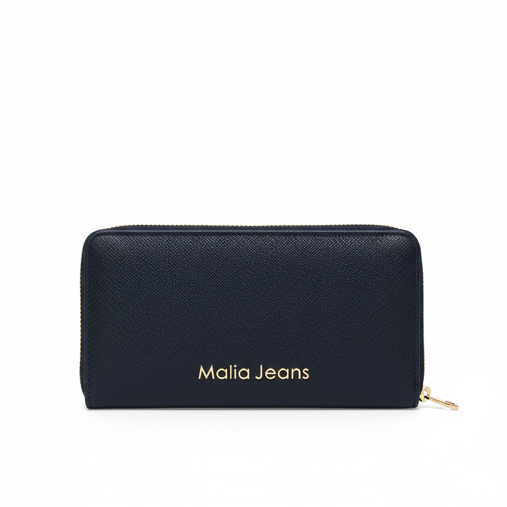 Portafoglio da Donna in Vera Pelle Nero